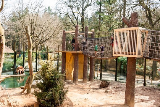 Children's playground at Dierenpark Amersfoort zoo
